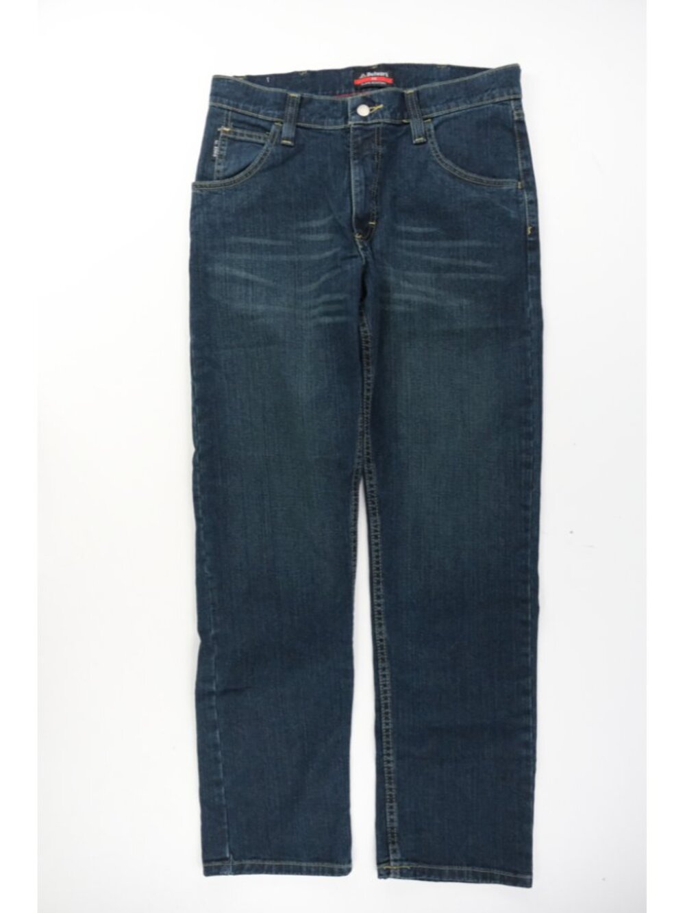 Bulwark FR Jeans Mens 32x32 Blue Straight Fit Stretch Flame Resistant Denim